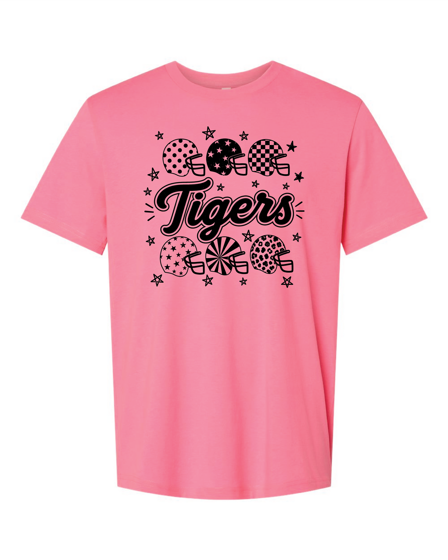 Tigers Football Helmet Tee