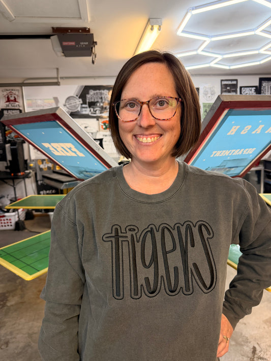 Tigers Embroidered Sweatshirt