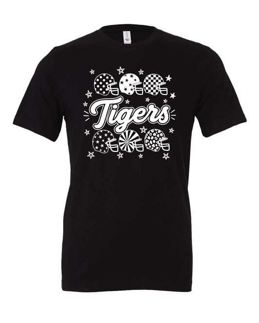 Tigers Football Helmet Tee
